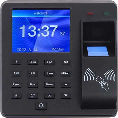 time card rfid scanning system|biometric time clock.